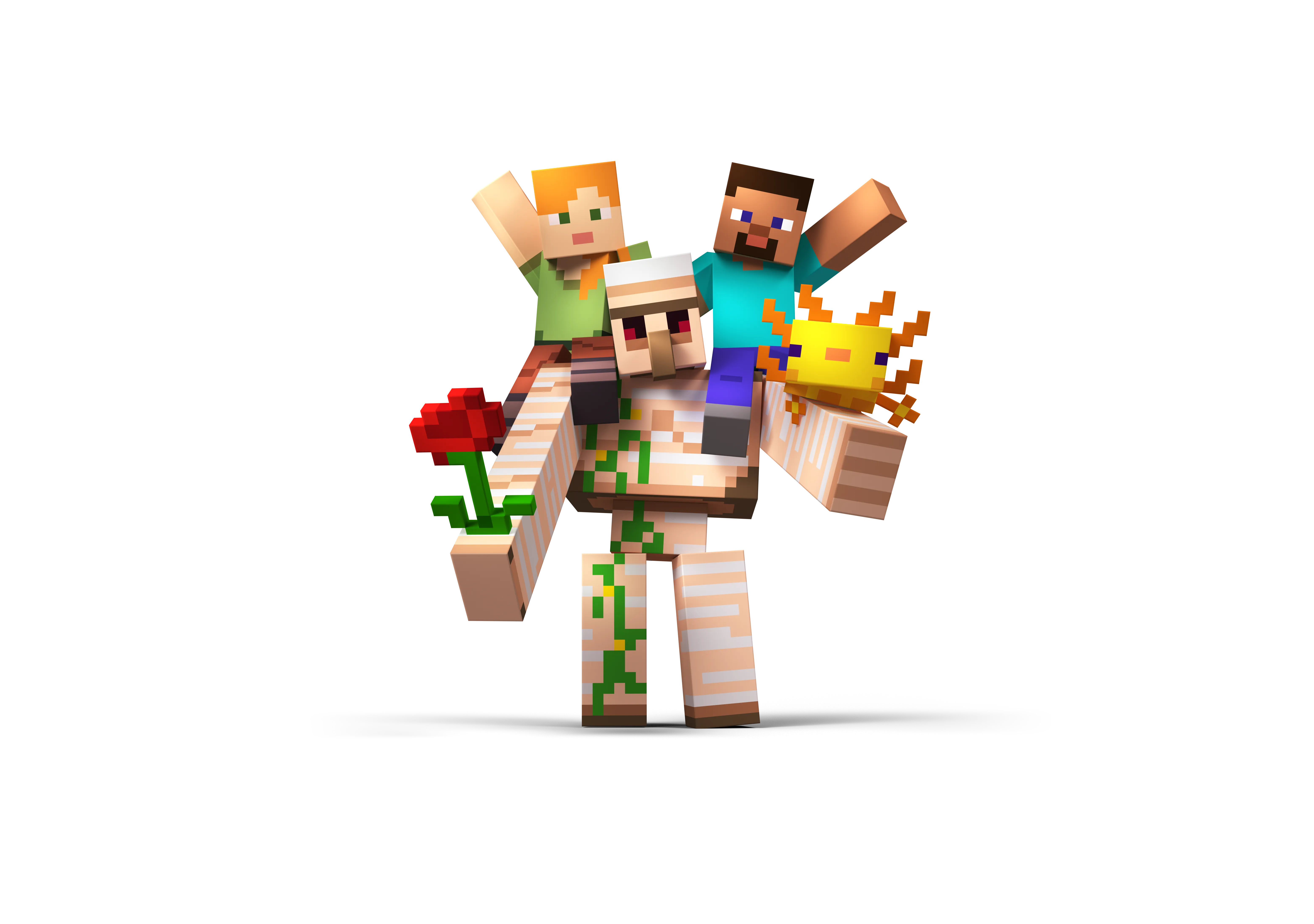 Minecraft World characters