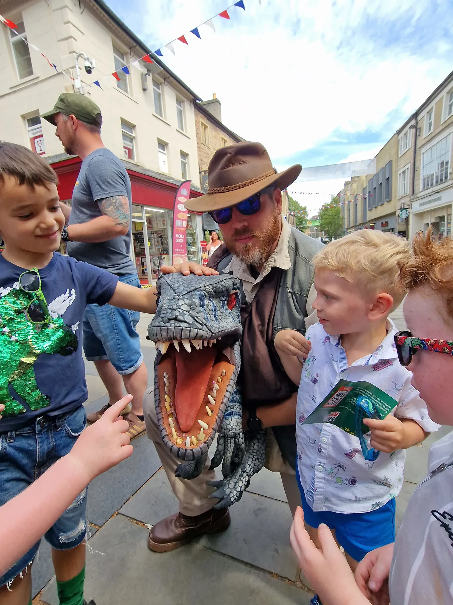 Florentina Dinu Lancaster Dino Fest Baby Blue Raptor