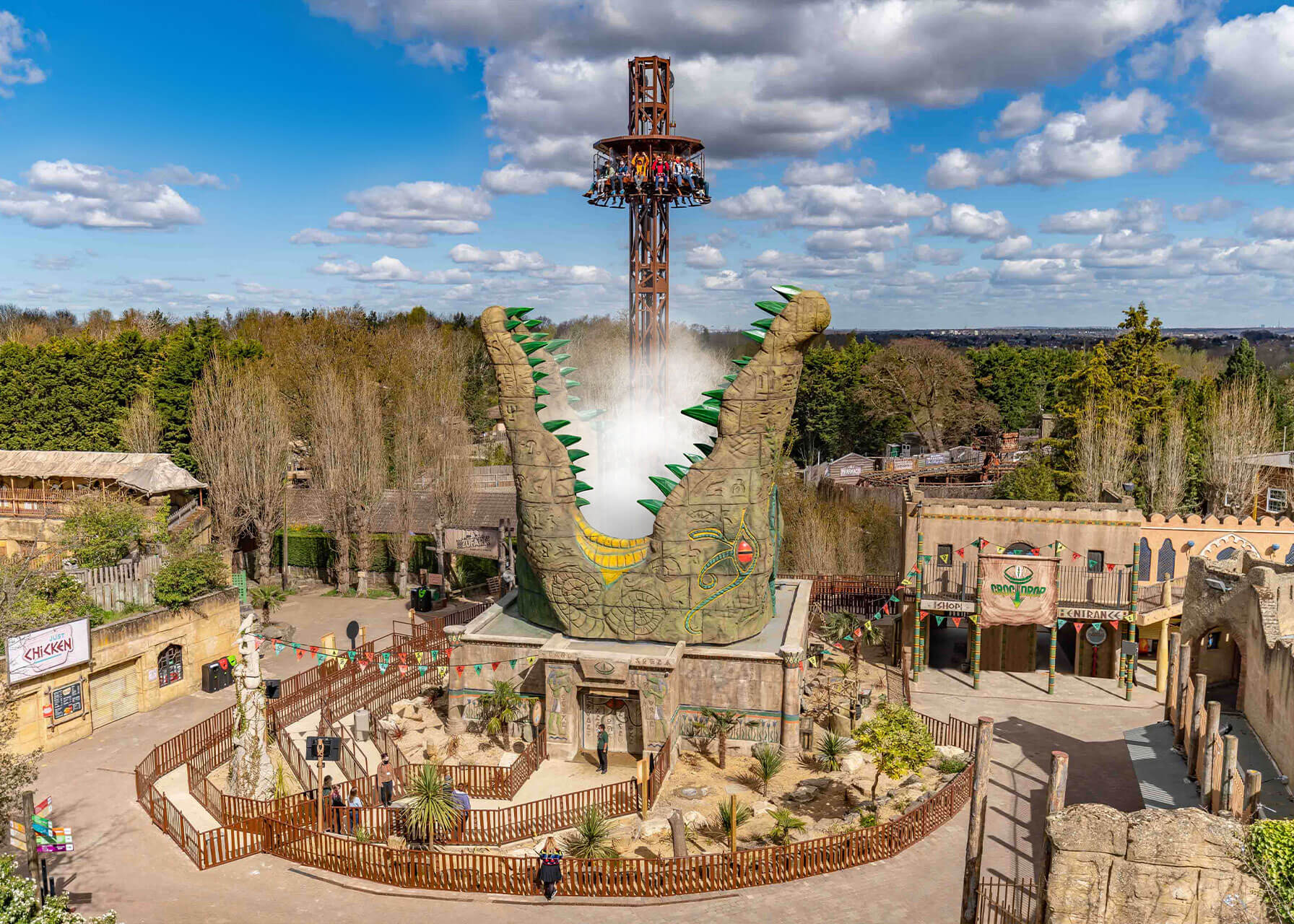 c Drop Chessington Theme Park Ride
