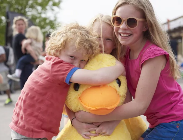 Kids With Duck