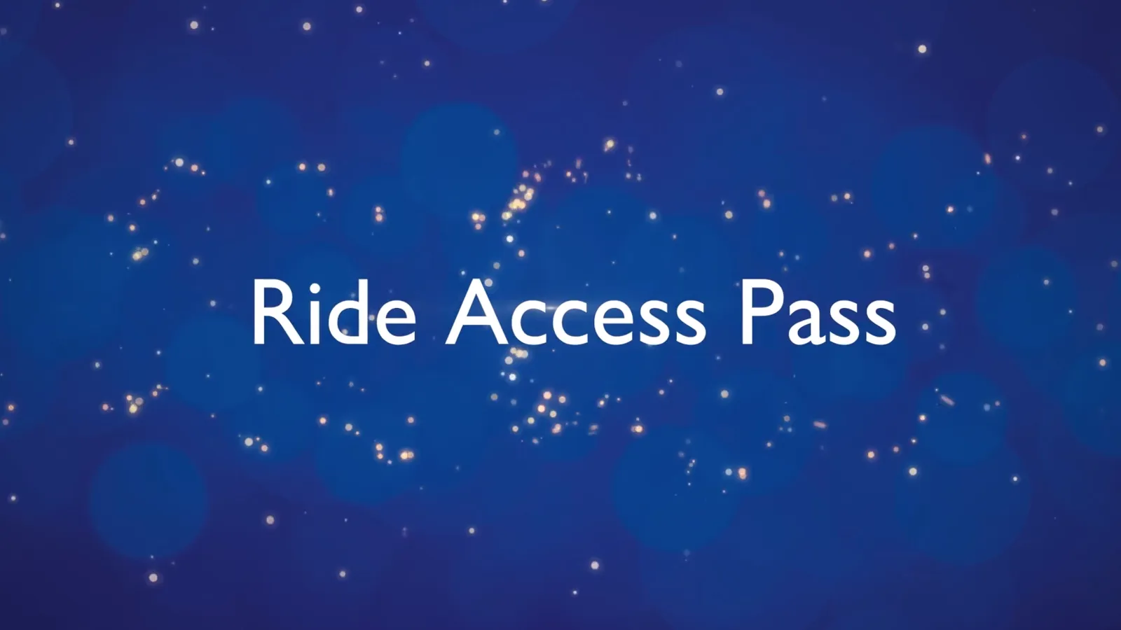 What Is A Ride Access Pass What Is A Ride Access Pass