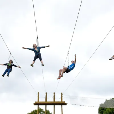 Go Ape Tree Top Adventure Chessington Resort Surrey Go Ape Tree Top Adventure Chessington Resort Surrey