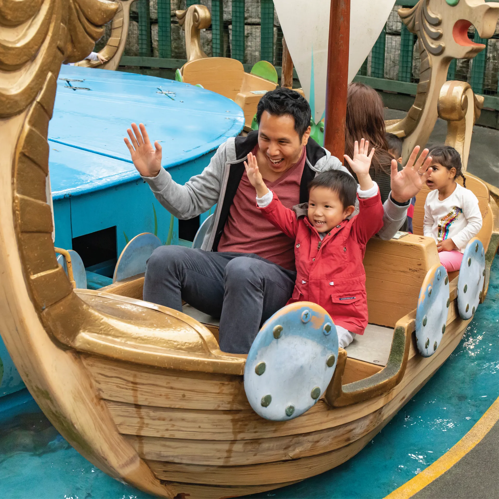 Sea Dragons ride at Chessington World of Adventures Resort