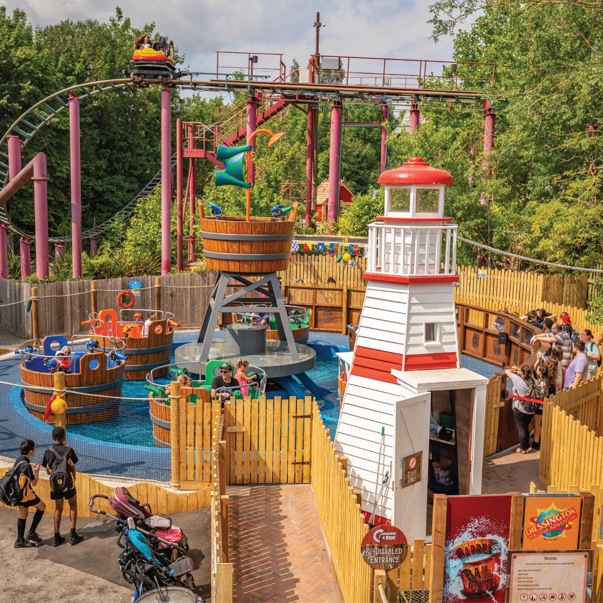 Barrel Bail Out at Chessington World of Adventures Resort