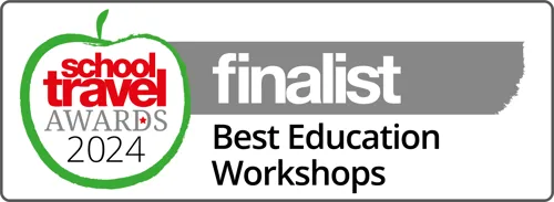 School Travel Awards 2024 Finalists Logo - Best Education Workshops