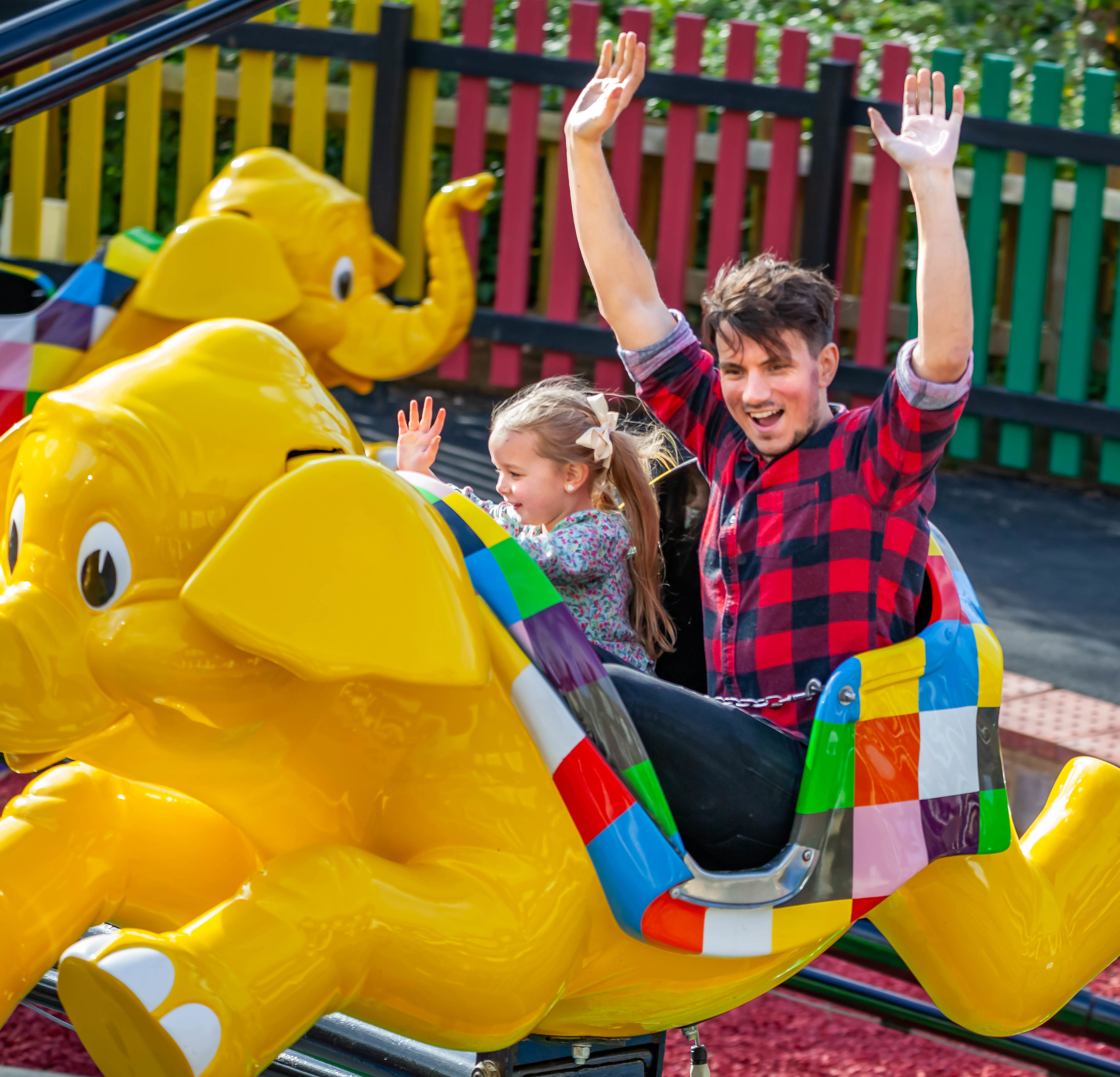Elmer's Flying Jumbos at Chessington World of Adventures