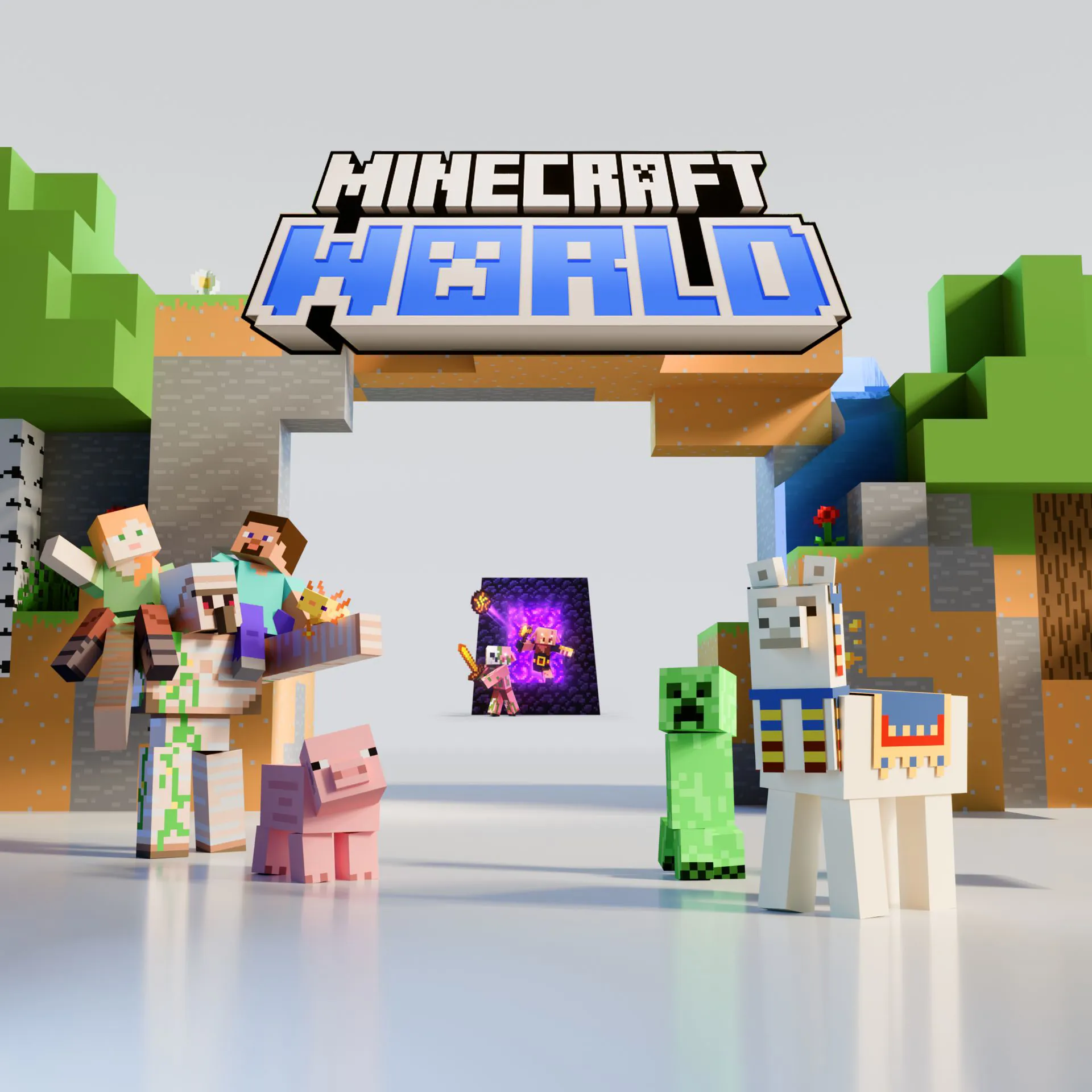 MC World Still Big Logo Portal 1X1