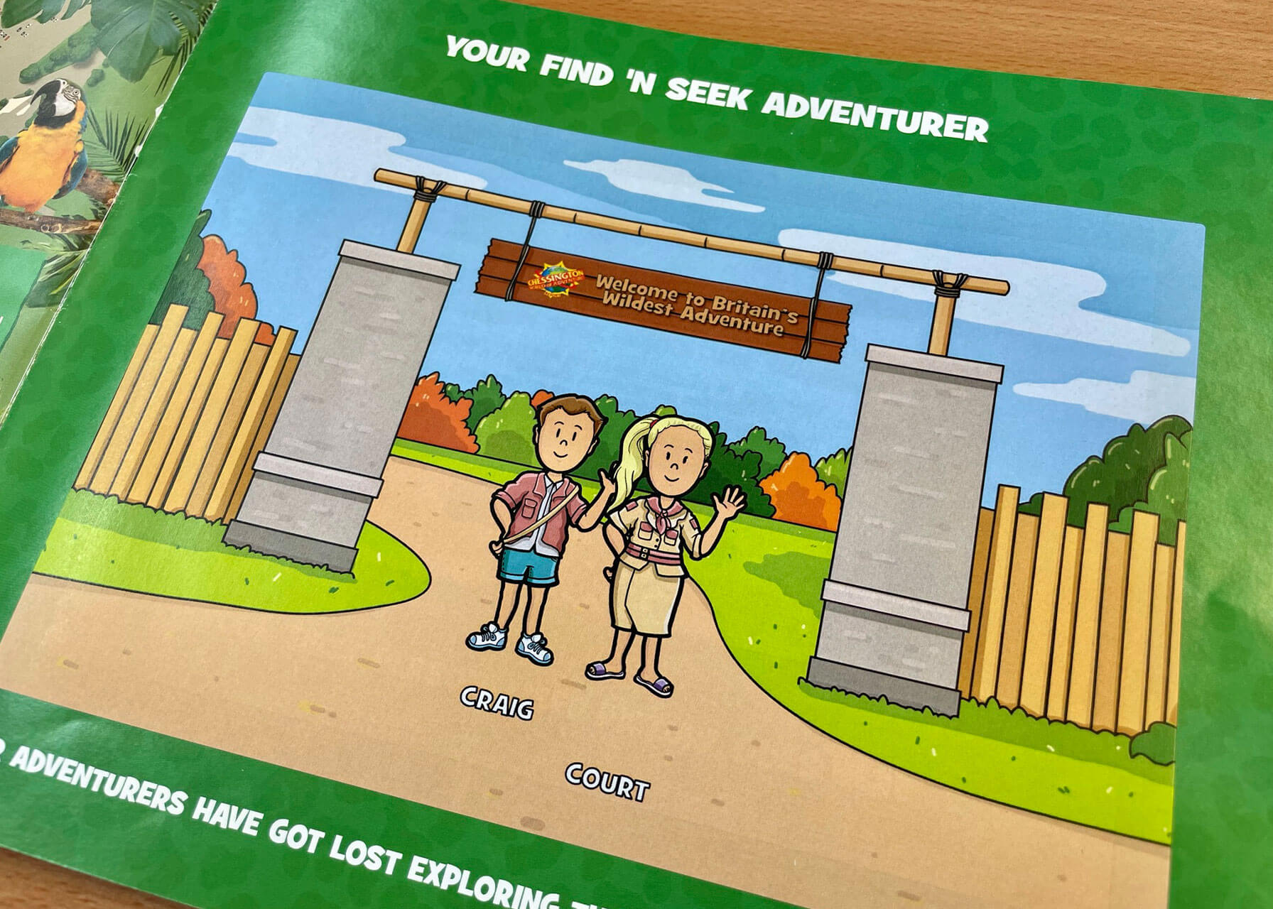 Find N Seek Adventure Book Gallery - opening page