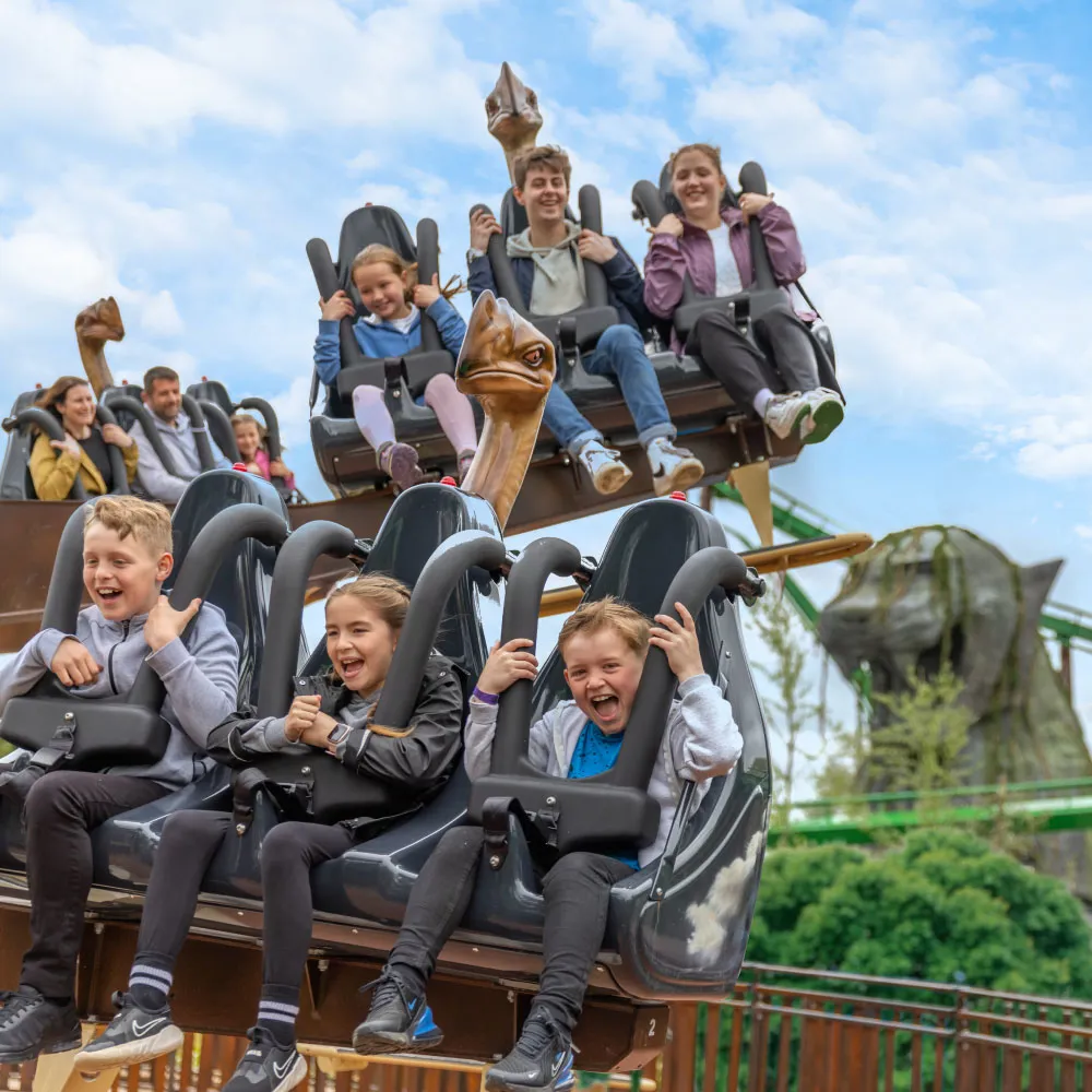 Ostrich Stampede ride at Chessington World of Adventures Resort